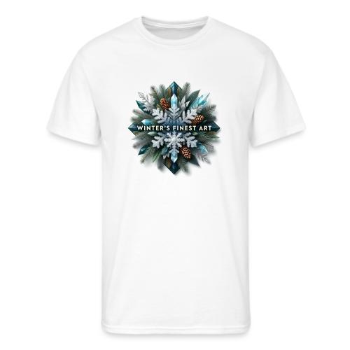 Intricate Frozen Evergreen T-Shirt - Men's 50/50 T-Shirt