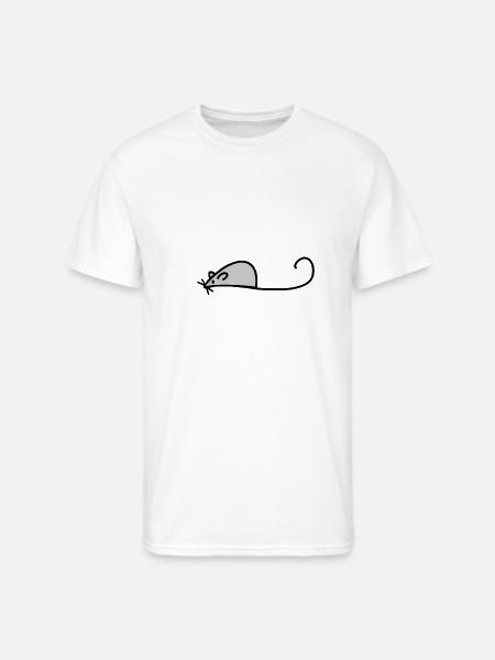 mouse - Men's 50/50 T-Shirt - white