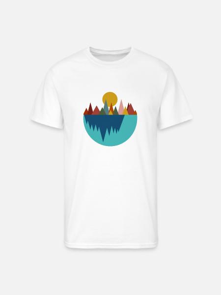 Mirror Lake - Men's 50/50 T-Shirt - white