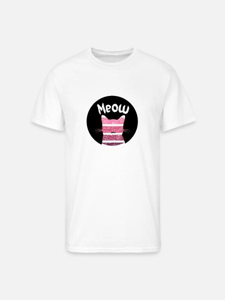 Meow cake cat - Men's 50/50 T-Shirt - white