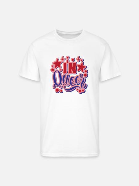 I´m Queer - Men's 50/50 T-Shirt - white