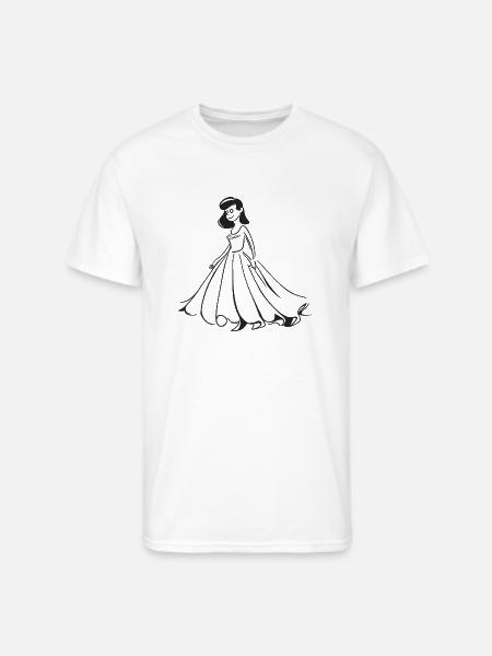 beautiful dress - Men's 50/50 T-Shirt - white