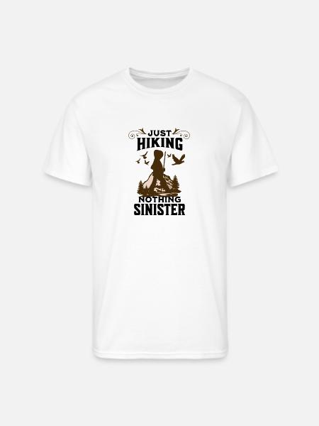 Just hiking - Men's 50/50 T-Shirt - white