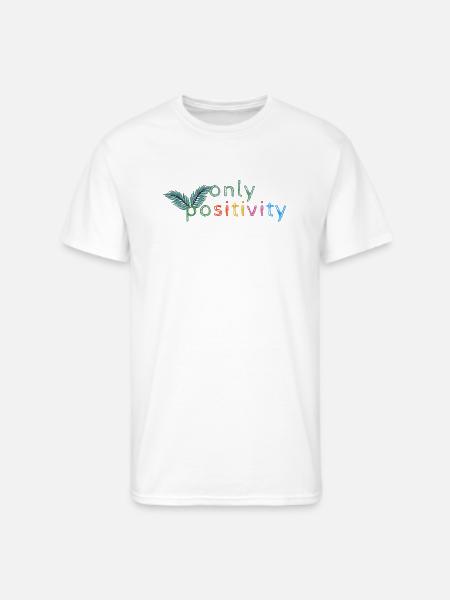 Only Positivity - Men's 50/50 T-Shirt - white