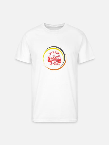 camp, adventure, exploring - Men's 50/50 T-Shirt - white