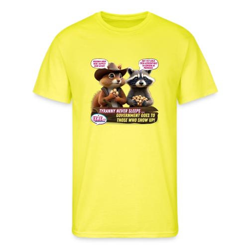 Freedom Squirrel and Raccoon - Men's 50/50 T-Shirt