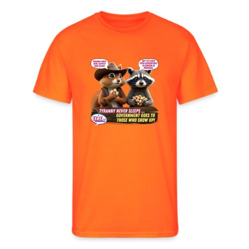 Freedom Squirrel and Raccoon - Men's 50/50 T-Shirt