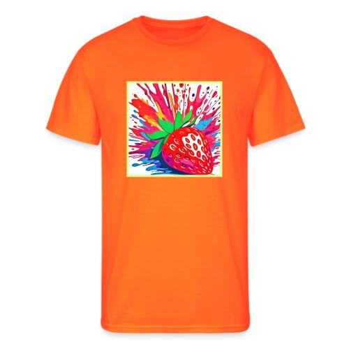 Splatter Strawberry Splash - Men's 50/50 T-Shirt