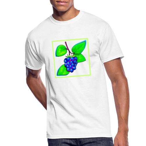 Vibrant Blueberry Pop Art - Men's 50/50 T-Shirt