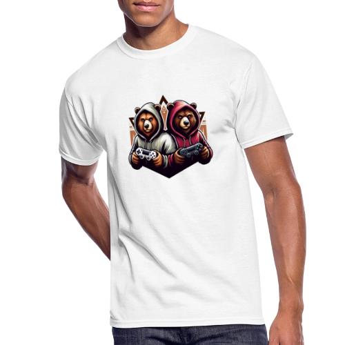 2 grizzlies gamer bears - Men's 50/50 T-Shirt