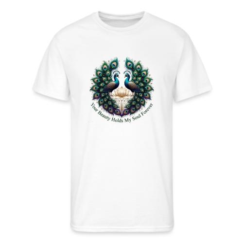 Your Beauty Holds My Soul Peacock Gifts T-Shirt - Men's 50/50 T-Shirt