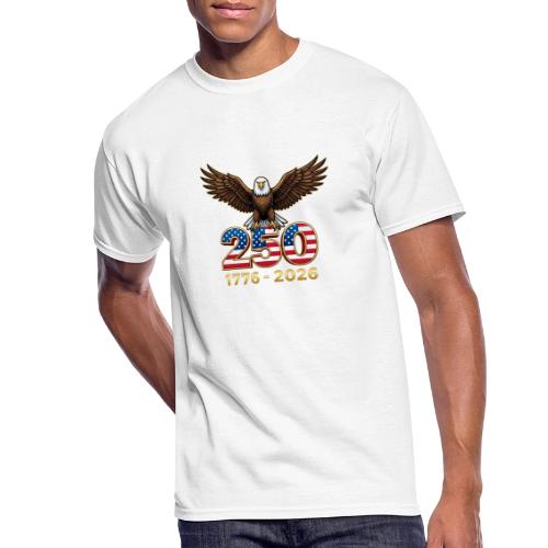 Eagle 250th Anniversary 1776-2026 - Men's 50/50 T-Shirt