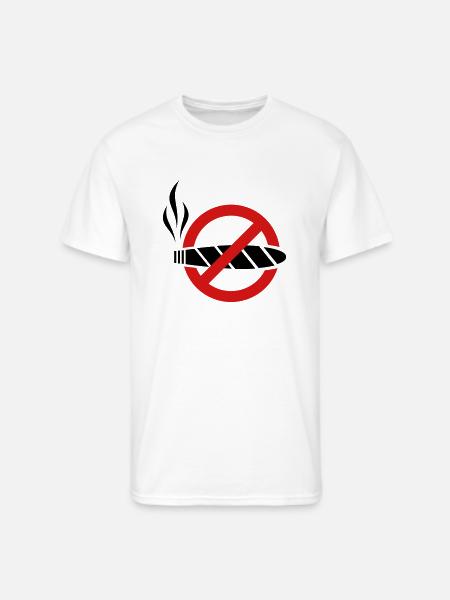 No smoking - cigar - Men's 50/50 T-Shirt - white