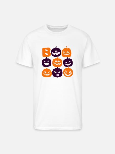Boo - Men's 50/50 T-Shirt - white