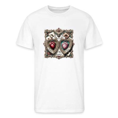 Keeper of My Deepest Love Victorian Locket T-Shirt - Men's 50/50 T-Shirt