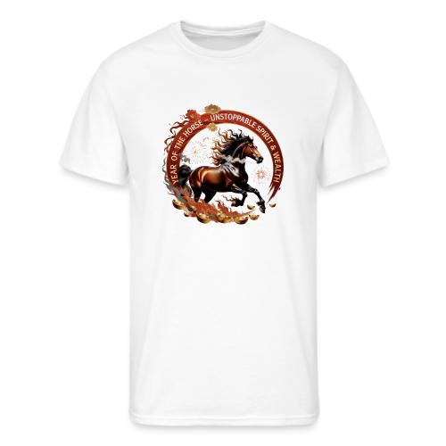 Year of the Horse Fiery Spirit T Shirt, Lunar New - Men's 50/50 T-Shirt