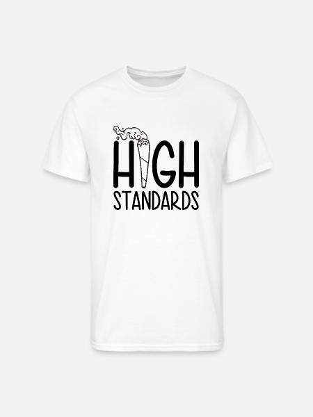 High Standards - Men's 50/50 T-Shirt - white