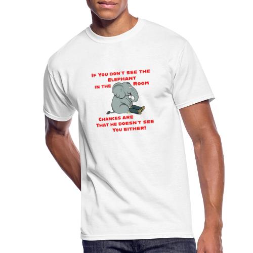 Elephant in the Room Meme - Men's 50/50 T-Shirt