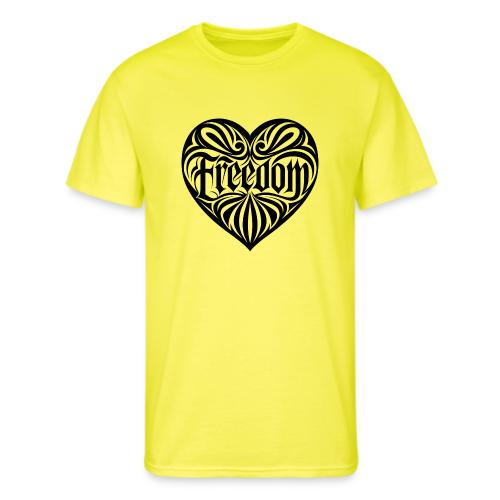 FREEDOM in Heart - Men's 50/50 T-Shirt
