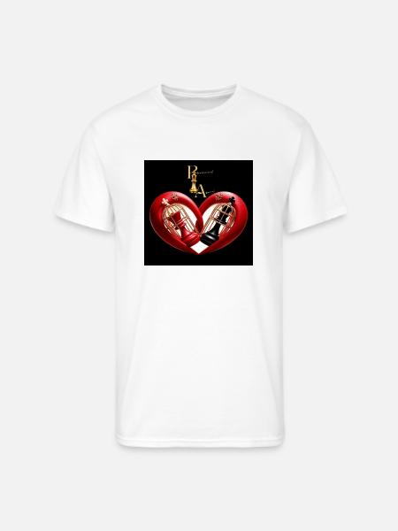 Love locked - Men's 50/50 T-Shirt - white