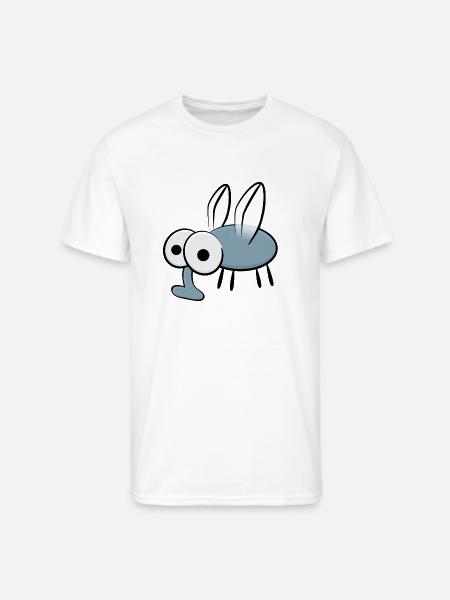 Cartoon mosquito - Men's 50/50 T-Shirt - white