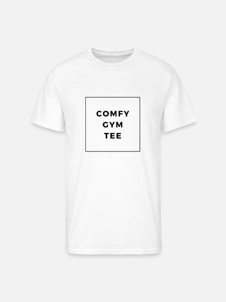 Comfy Gym Tee - Men's 50/50 T-Shirt - white