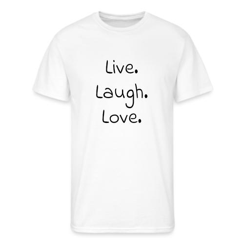 Smoon City_Live laugh love Black - Men's 50/50 T-Shirt