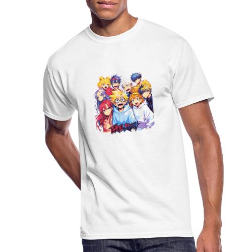 Thrill Rush Anime Squad Streetwear - Men's 50/50 T-Shirt