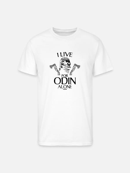 Odin Viking God - Men's 50/50 T-Shirt - white