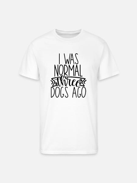 Normal Three Dogs - Men's 50/50 T-Shirt - white