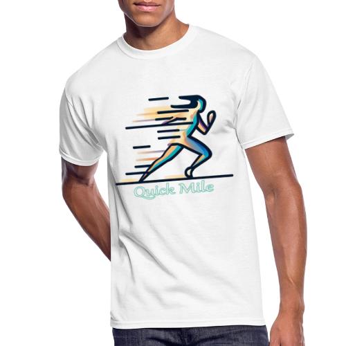 Quick Mile - Men's 50/50 T-Shirt