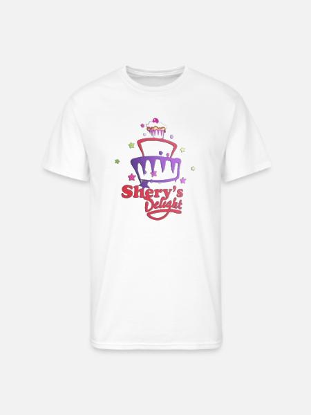 Shery's Delight Bakery Cupcake Flair - Men's 50/50 T-Shirt - white