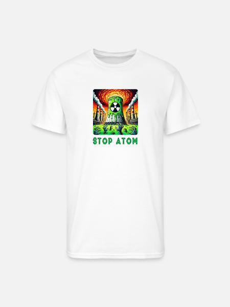 Stop Atom - Radioactive Nightmare - Men's 50/50 T-Shirt - white