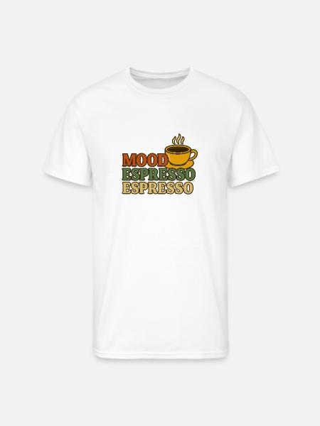 Mood Espresso Coffee Design - Men's 50/50 T-Shirt - white