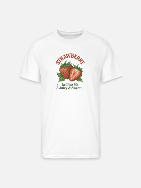 Sweet Like Strawberry - Men's 50/50 T-Shirt - white