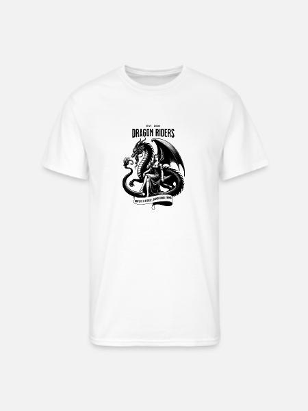 Dragon Riders Banner - Men's 50/50 T-Shirt - white