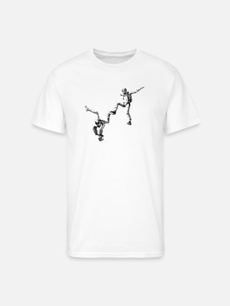 Freefly - Men's 50/50 T-Shirt - white