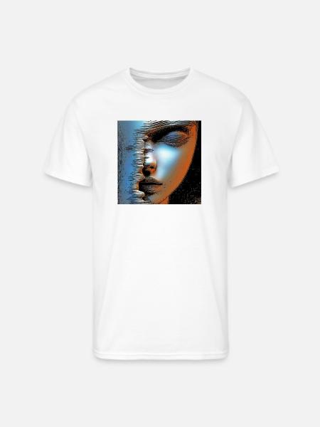 Face of women spater - Men's 50/50 T-Shirt - white