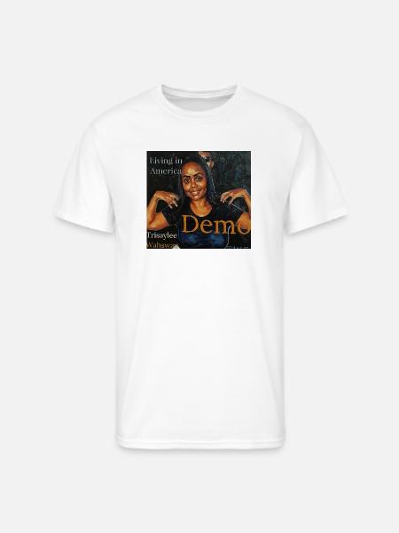 Living in America Portrait Tee - Men's 50/50 T-Shirt - white