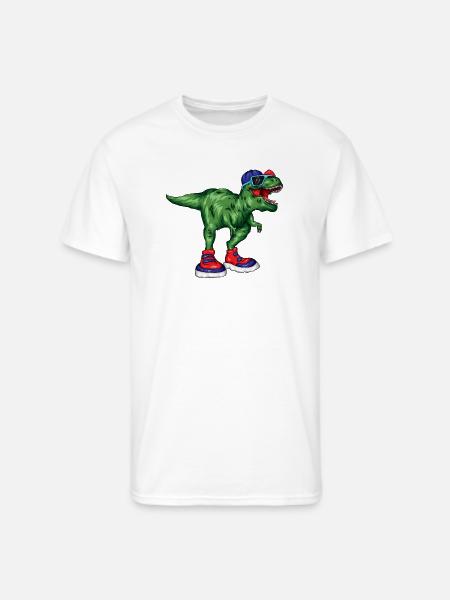 Dino Sneaker Rex - Men's 50/50 T-Shirt - white