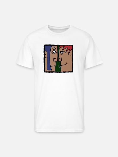 Face to face - Men's 50/50 T-Shirt - white