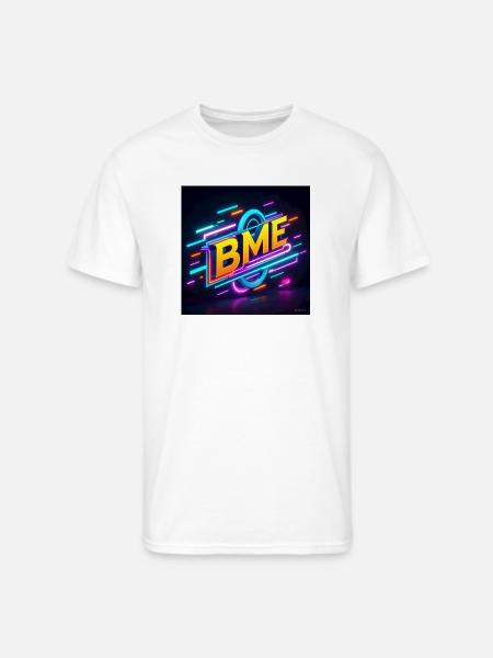 BME Neon Circuit Logo - Men's 50/50 T-Shirt - white