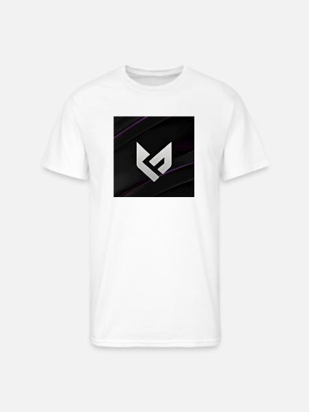 Geometric Monogram Glyph - Men's 50/50 T-Shirt - white