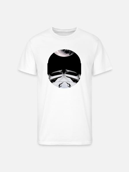 Moonlit Carfront Noir - Men's 50/50 T-Shirt - white