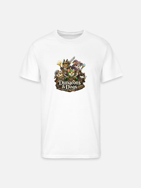 Dungeons & Dogs - Men's 50/50 T-Shirt - white