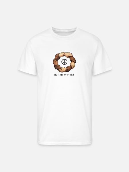 Humanity First Unity Circle - Men's 50/50 T-Shirt - white