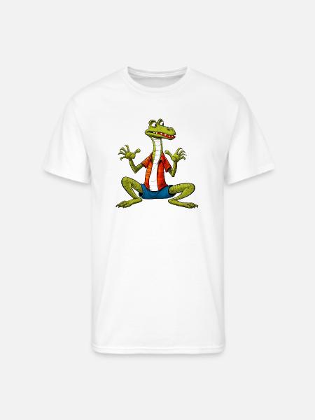 Yogi Lizard - Men's 50/50 T-Shirt - white