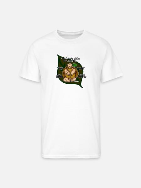 tortoise advice - Men's 50/50 T-Shirt - white