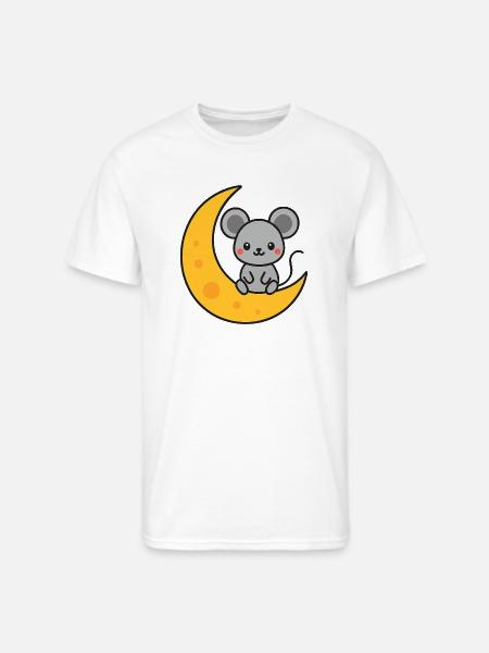 Mouse - Men's 50/50 T-Shirt - white