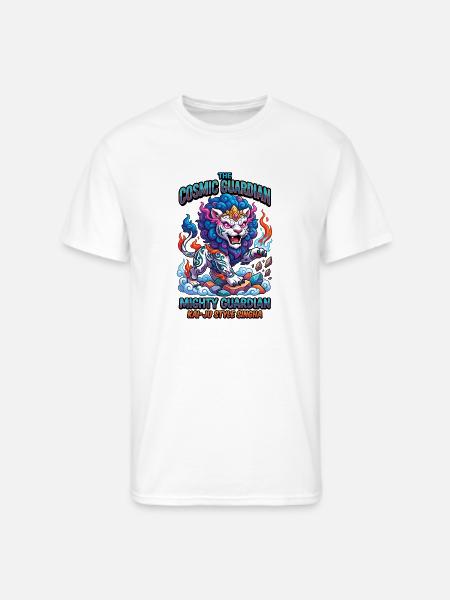 Cosmic Singha Mighty Kaiju Guardian - Men's 50/50 T-Shirt - white